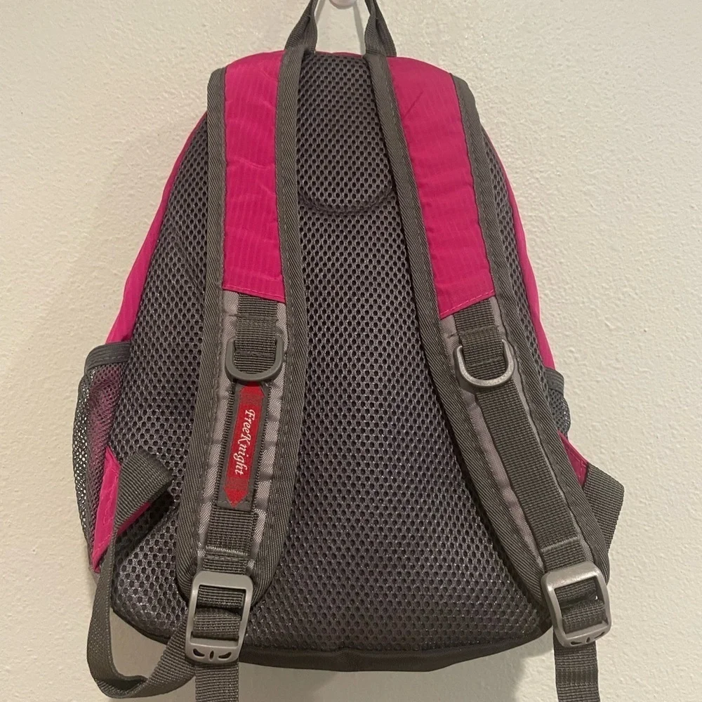 Free Knight Performance Pink and Gray Backpack